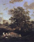 John Crome The Poringland Oak oil painting